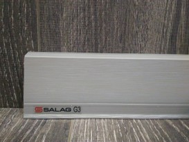 Плинтус Salag NG62 ПВХ aлюминий NG62G3