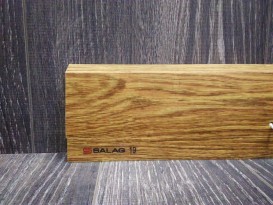 Плінтус Salag NG80 ПВХ дуб старий NG8019