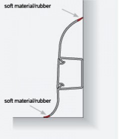 Плінтус Salag SG56 ПВХ палітра на вибір SG50хх