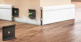 Плинтус Salag Sierra 80 полиуретан красный SI8003