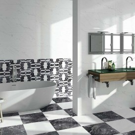 Плитка Click Ceramica Estatuario 45х45 см белый 211705