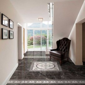 Плитка Click Ceramica Estatuario Roseton 45х45 см білий 211706