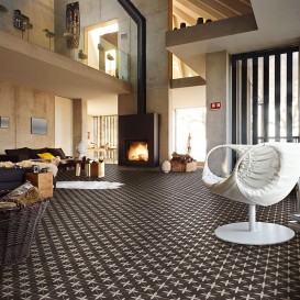 Плитка для пола Dual Gres Poole Black 45х45 см 117003