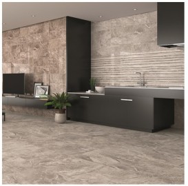 Плитка Ecoceramic Louvre Rlv. Marron 25х70 см 249605