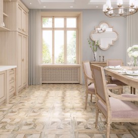 Плитка InterCerama Listo 43х43 см темно-коричневий 032 244902