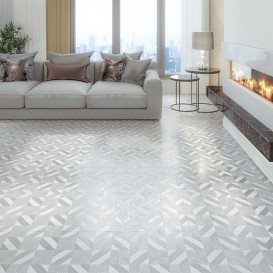 Плитка InterCerama Nuevo 43х43 см світло-сірий 071 254501