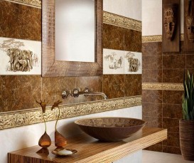 Плитка InterCerama Safari 40х23 см світло-коричневий 031 456601