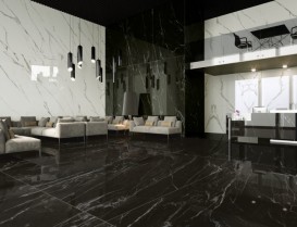 Плитка керамограніт AVA EXTRA NERO BALVEDERE 60x120 87129