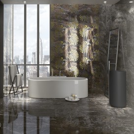 Плитка керамограніт Azteca Nebula Lux Silver 60х60 см 241502