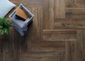 Плитка керамогранит Ceramika Gres Factoria Dark Brown 60х20 см 5902683174793