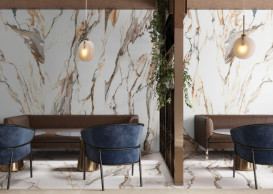 Плитка керамогранит Cerrad Calacatta gold 119,7x279,7 см 5903313315777