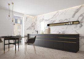 Плитка керамограніт Cerrad Calacatta white 59,7x59,7 см 5903313315234