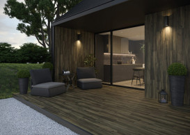 Плитка клинкер Cerrad Grapia Ebano 80x17,5 см 5902510808761