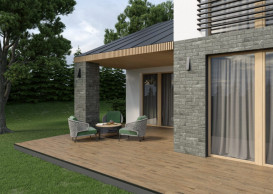 Плитка клинкер Cerrad Listria Marrone 80x17,5 см 5902510808884