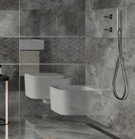 Плитка керамограніт Cerrad Masterstone Graphite poler 119,7x59,7 см 5903313316743