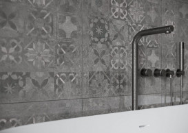 Плитка керамогранит Cerrad Softcement graphite patchwork 59,7x59,7 см 5903313318044