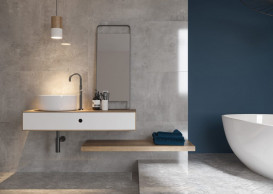 Плитка керамогранит Cerrad Softcement silver 119,7x119,7 см 5903313315739