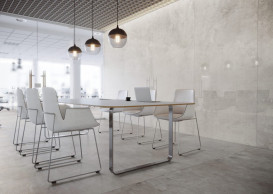 Плитка керамограніт Cerrad Softcement white poler 119,7x279,7 см 5903313317627