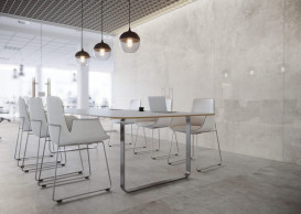 Плитка керамограніт Cerrad Softcement white poler 119,7x119,7 см 5903313317146