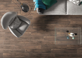 Плитка керамогранит Cerrad Tonella Brown 120,2x19,3 см 5903313301282