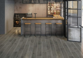 Плитка керамогранит Cerrad Westwood Grafit 120,2x19,3 см 5903313301565