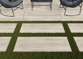 Плитка керамограніт для тераси Cerrad Tauro Bianco 2.0 119,7x39,7 см 5903313325295