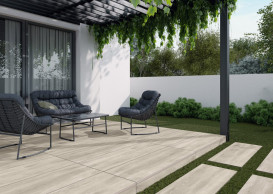 Плитка керамограніт для тераси Cerrad Tauro Bianco 2.0 119,7x39,7 см 5903313325295