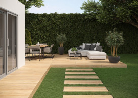 Плитка керамогранит для тераси Cerrad Tauro Sabbia 2.0 119,7x39,7 см 5903313325318