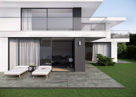 Плитка керамограніт для тераси Cerrad Crafter Nero 2.0 119,7x59,7 см 5903313325271