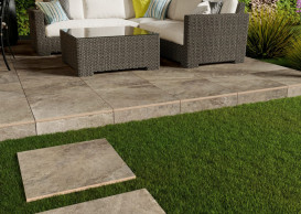 Плитка керамограніт для тераси Cerrad Cliff Dark brown 2.0 59,7x59,7 см 5900423052035