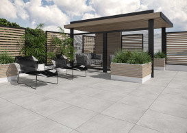 Плитка керамограніт для тераси Cerrad Stratic Light grey 2.0 59,7x59,7 см 5900423052066