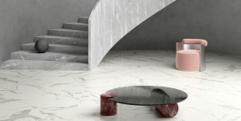 Плитка керамогранит Fiandre Marble Lab Calacatta Bellissimo Lucidato 60х120 см AL199X864