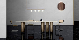 Плитка керамогранит Fiandre Marble Lab Dark Marquina 60х120 см GFAB300L06008