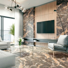 Плитка керамогранит InterGres Ardesia 60х60 см темно-коричневый 032 242401