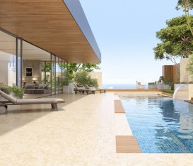 Плитка керамогранит InterGres Capri 240х120 см бежевый 240120 44 021/L