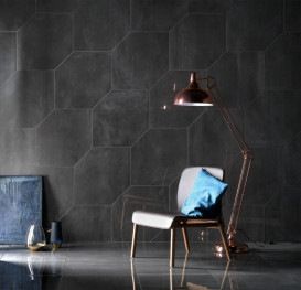 Плитка керамогранит Nowa Gala Aquamarina Dark Grey heksagon poler 59,7х59,7 см 5900423036370