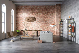 Плитка керамограніт Nowa Gala Grey Oak Dark Grey 119,7х19,3 см 5900423040759