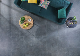 Плитка керамограніт Nowa Gala Pierre Bleue Anthracite lappato mat 59,7х59,7 см 5900423041817