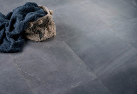 Плитка керамограніт Nowa Gala River Rock Dark Grey satyna 59,7х59,7 см 5900423042456