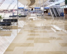 Плитка керамограніт Paradyz Arkesia Beige Gres Rekt. Poler 59,8х59,8 см QPR-598X598-1-ARKE.BE---3