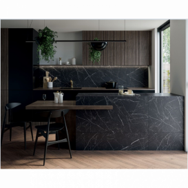 Плитка керамограніт Paradyz Artstone Black Gres Szkl. Rekt. Mat. 59,8х119,8 см R-R-0,6X1,2-1-ARTS.BK