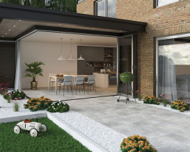 Плитка керамограніт Paradyz Burlington Silver 2.0 59,5х89,5 см R-R-595X895-1-BURL.SI20