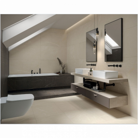 Плитка керамограніт Paradyz Linearstone Brown Gres Szkl. Rekt. Mat. 59,8х59,8 см R-R-598X598-1-LINE.BR