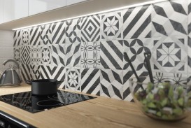 Плитка керамограніт Paradyz Modern Gres Szkl. Struktura Motyw D 19,8x19,8 см RS--198X198-1-MODN.--D