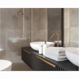 Плитка керамограніт Paradyz Riversand Umbra Gres Szkl. Rekt. Polpoler 59,8х119,8 см RHR-0,6X1,2-1-RIVE.UM