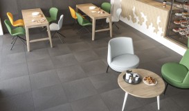 Плитка керамогранит Paradyz Rockstone Grafit Gres Rekt. Struktura 59,8х59,8 см QSR-598X598-1-ROCK.GT---3