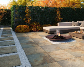 Плитка керамогранит Paradyz Rustic Gold Szkl. Rekt. Mat. 2.0 59,5х59,5 см R-R-595X595-1-RUST.GO20