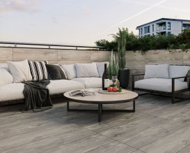 Плитка керамограніт Paradyz Sherwood Grys 2.0 29,5х119,5 см R-R-0,3X1,2-1-SHER.GR20