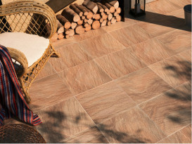 Плитка керамограніт Paradyz Sohn Brown Szkl. Mat. 40х40 см R---400X400-1-SOHN.BR