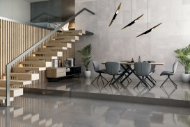 Плитка керамогранит Paradyz Space Grys полированный грес 89,8x89,8 см RPR-898X898-1-SPAC.GR